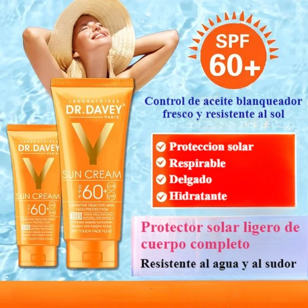 Crema solar bronceadora 60 fps