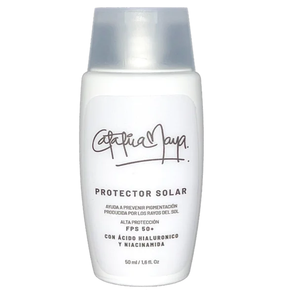 Protector solar con acido hialuronico y vitamina e