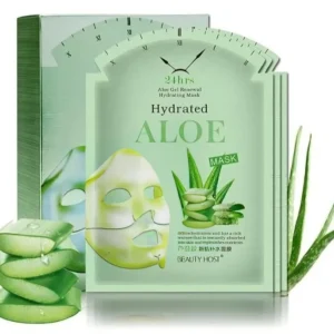 mascarilla facial hidratante de aloe vera