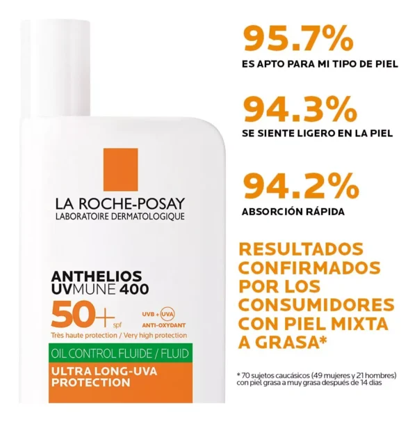 protector solar para la cara de la roche posay anthelios para piel grasa